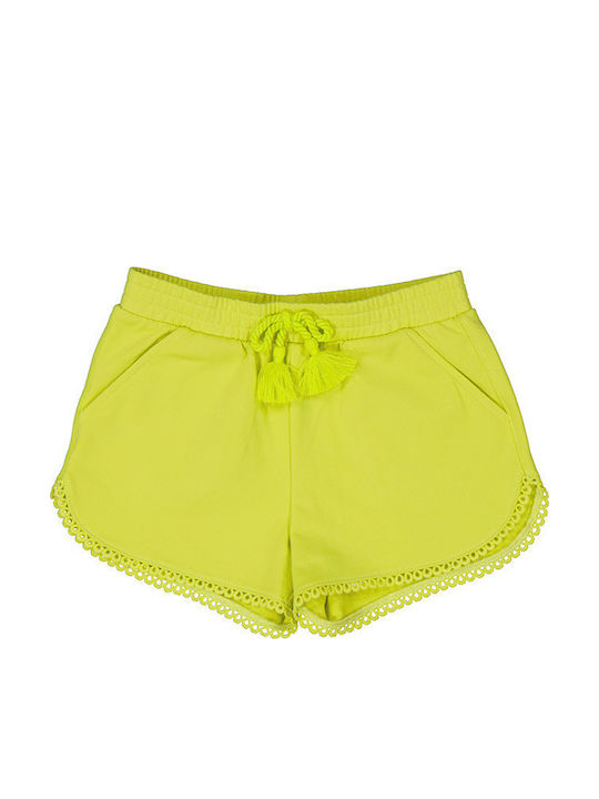 Mayoral Kids' Shorts/Bermudas Fabric Basic Yellow