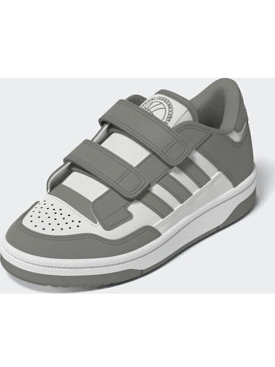 Rapid Court Kids Sneakers with Scratch Gray