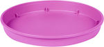 101554 Round Plate Pot Purple 28x28cm