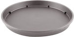 101663 Round Plate Pot Grey 20x20cm