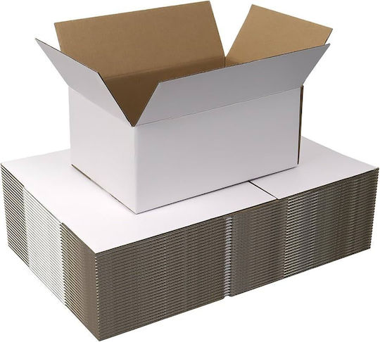 Triple Wall Packaging Box W38xD28xH14cm White