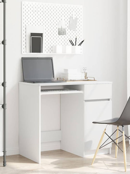 Desk Wooden White 86x49x76cm