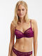 Athletic Athletic Bra without Padding Red