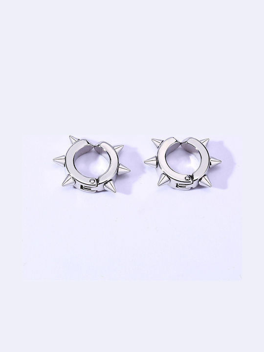 Unisex Stainless Steel Stud Earrings Non-Pierced Ears Clip 13mm Tribute 0130555601