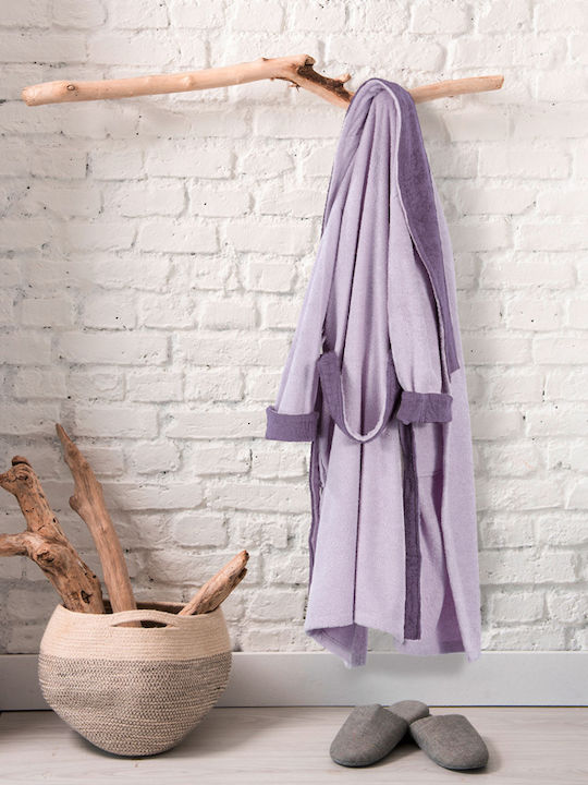 Guy Laroche Duo Bathrobe Lilac