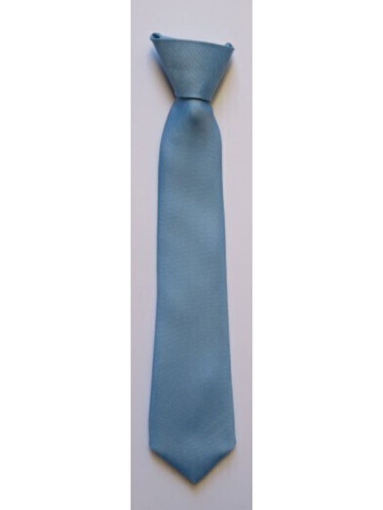 Cravată din satin solid pentru copii Victoria cu elastic 28cm Raf