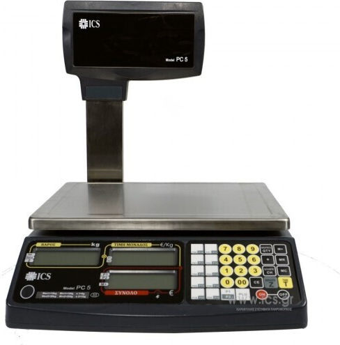 Electronic Retail Scale with Weighing Capacity of 30kg and Division 5gr