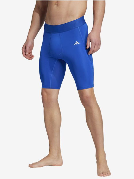 adidas Techfit Ανδρικό Ισοθερμικό Σορτς Compression Μπλε