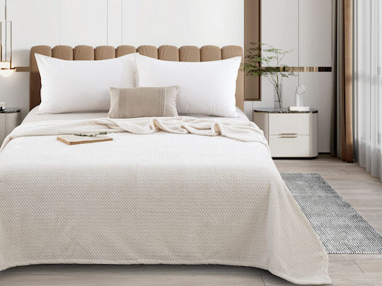 Liolios Home Jf09 Υπέρδιπλη 220x240εκ. Cream
