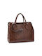 Damen-Tote-Handtasche Bordeaux