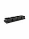 Ankor Ceramic Dessert Tower Stand 4 Slots Black Diameter 32cm x Height 4.8cm P32xW8.2xH4.8cm
