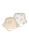 Mayoral Kids' Hat Jockey Fabric Beige