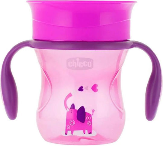 Chicco Baby Cup Perfect made of Plastic Pink 200ml for 12m+m+