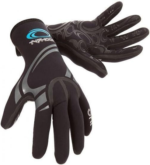 Kona 1.5mm GBS Neoprene Diving Gloves Black