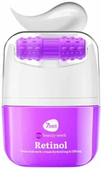 7DAYS Retinol V-Shaping Hidratare & Lifting Cremă Hidratantă și Anti-îmbătrânire de Zi pentru Față cu Retinol și Acid Hialuronic 40ml