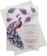 Day4you Baptism Invitation Peacock