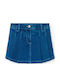 Kinder Rock aus Jeans Blau