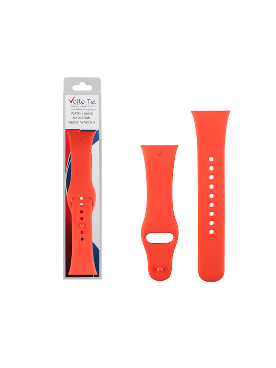Volte-Tel Curea Silicon Portocaliu (Redmi Watch 3)