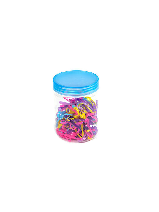 Plastic Multicolored Hair Ties