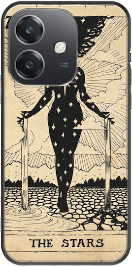 Tarot Cards Stars Oppo A60 5g Black TPU Black Silicone