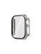 Plastikhülle mit Glas in Gray Farbe für Apple Watch Serie 10 46 mm