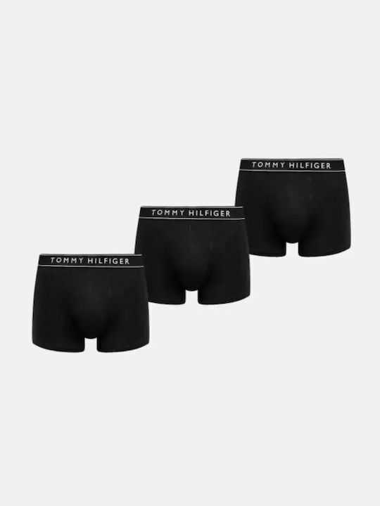 Tommy Hilfiger Slipuri pentru bărbați Negre 3Pa...