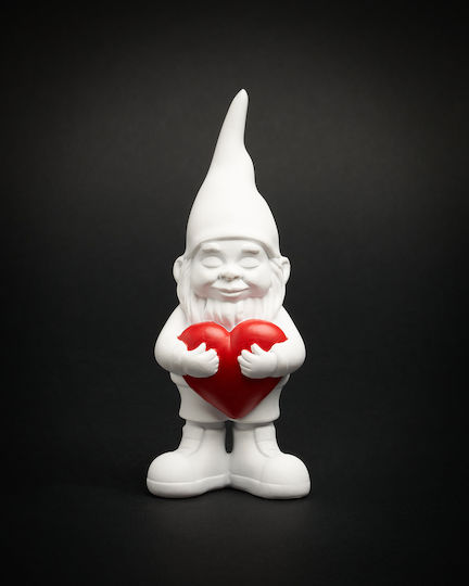 Figurină Îndrăgostiți Albă 12cm