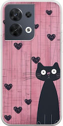 Valentinstag Katze ist Liebe Oppo Reno 8 5g Flexibles TPU Transparentes Silikonhülle Valentinstag Katze ist Liebe Oppo Reno 8 5g Flexibles TPU Transparentes Silikonhülle
