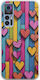 Valentine's Day Wooden Love Case for Tcl 30 30 5g 30+ Flexible Transparent Silicone TPU