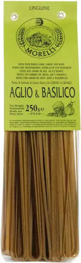 Ζυμαρικά Λιγκουίνι Σκόρδο Βασιλικό 250g-morelli