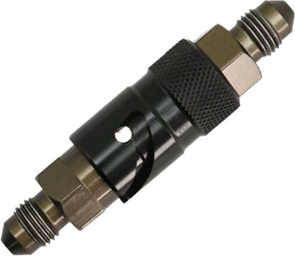 Quick Release Joint for Universal Motorcycle Brake Hose, Black
