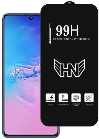 Samsung Galaxy S10 Lite Hochwertige Aluminium Großbogen Vollbild Panzerglasfolie