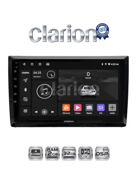 Clarion Auto-Audiosystem für Volkswagen Käfer 2013 > 2019 (Bluetooth/USB/WiFi/GPS/Apple-Carplay/Android-Auto)