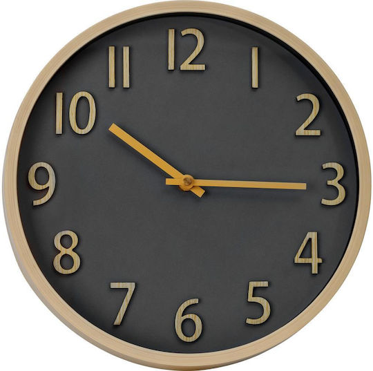 Platinet Wall Clock Gold Ø30cm