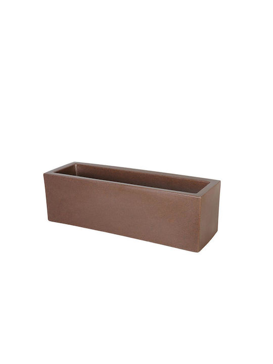 Atmosphera Cube Planter Box 70x30cm Coffee 030CUBE30LSWBR