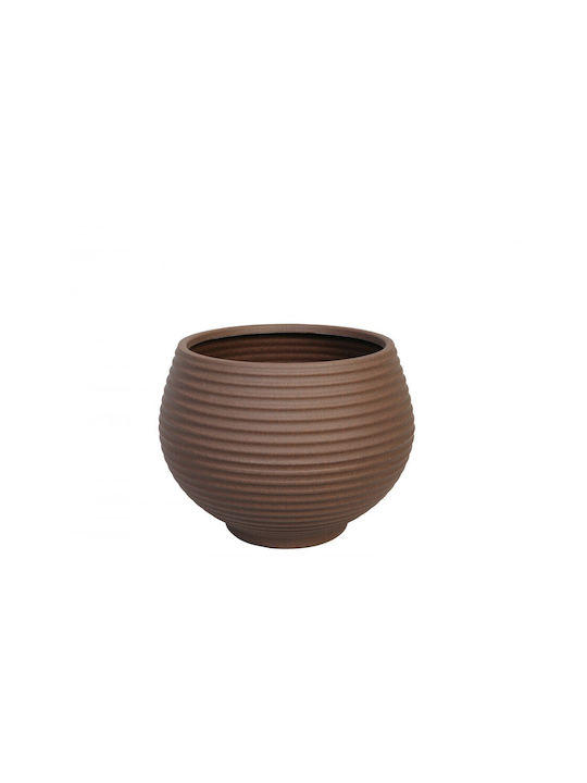 Atmosphera Flower Pot 32x25cm Coffee 030NAGA32BR