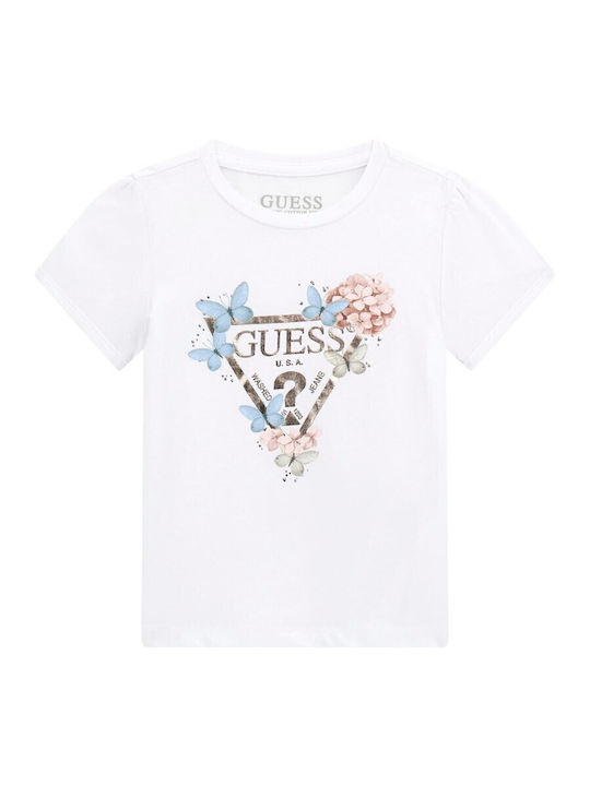 Guess Παιδικό T-shirt Λευκό