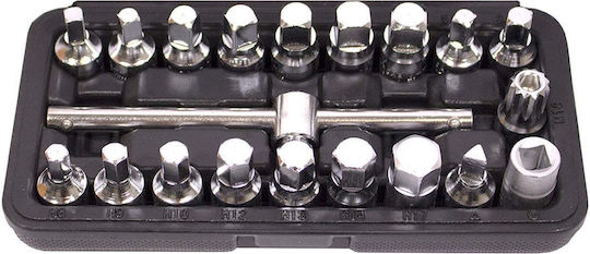 20-piece Kroftools Oil Filter Wrench Set