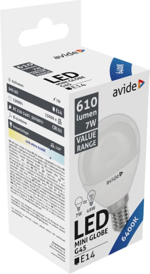 Jager LED Bulb 3W for Socket E14 and Shape G45 Cool White 610lm