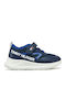 Kinder Sneakers mit Klettverschluss Blau