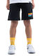 Sportliche Kinder-Shorts/Bermudas Schwarz