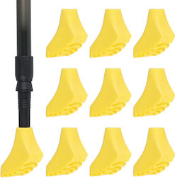 Neo-sport Nordic Walking Pole Tips 10 Pcs Yellow
