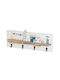 BigBuy Wall Hanger White 40x18x4cm 1pc