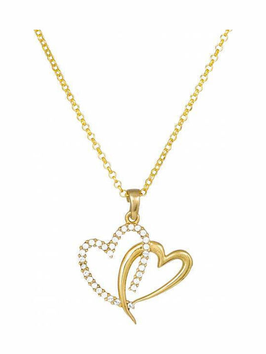 Necklace Made of Gold Plated Silver