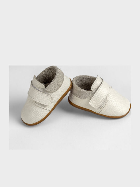 Ever Kid Christening Leather Moccasins Soft Sol...