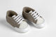 Ever Kid Christening Leather Sneakers Soft Sole Beige