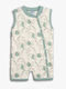 Funky Baby Bodysuit Sleeveless White, Mint