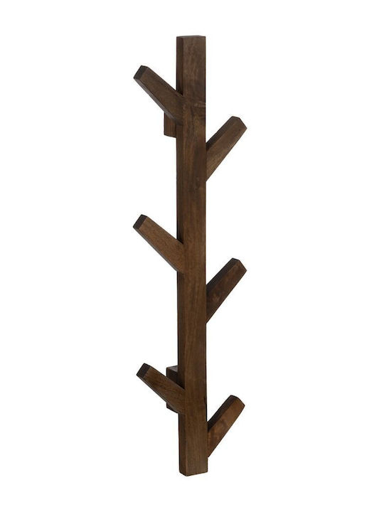 BigBuy Wooden Coat Rack Brown 78cm