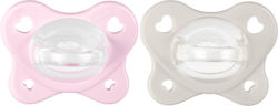 Chicco Physioforma Pacifiers Silicone Light Pink / Beige for 2-6 months 2pcs