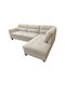 Camile Corner Couch with Left Corner Beige 270x174x95cm